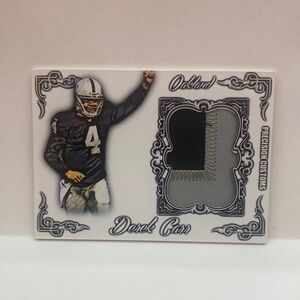 Derek Carr Raiders Custom Jersey Card (070)